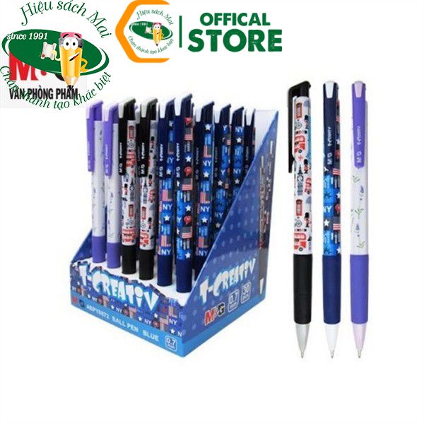 Bút Bi Xanh M&G Chính Hãng - Có Tại Hiệu Sách Mai