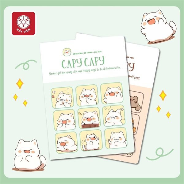 Vở Kẻ ngang Capy Capy