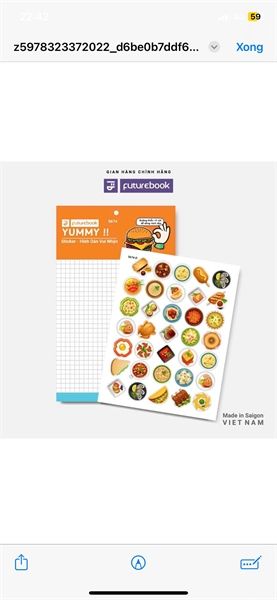 Nhãn Dán Sticker Futurebook Chính Hãng - Có Tại Hiệu Sách Mai