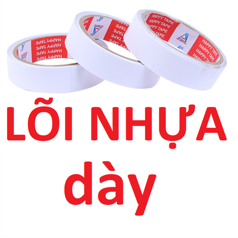 Băng dính 2 mặt (Lõi Nhựa - Dày) (30)
