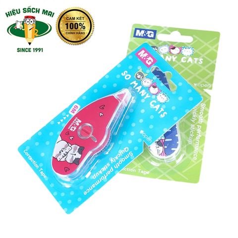 Băng Xóa Kéo 6M Hình Mèo Act11875 Có Tại Hiệu Sách Mai Hãng M&G