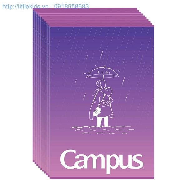 Vở kẻ ngang có chấm Campus ĐL58-65gsm