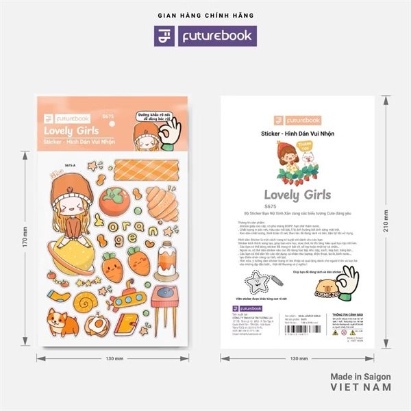 Nhãn Dán Sticker Futurebook Chính Hãng - Có Tại Hiệu Sách Mai