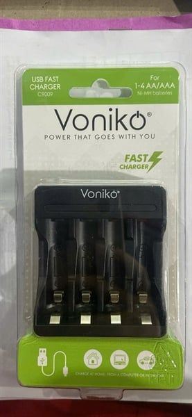 Bộ sạc pin Voniko C9009 Ni-MH Batteries (1-4 AA/AAA)