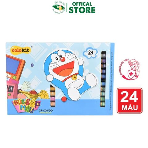 Bút sáp màu CR-C06/DO 24 màu (5/80)