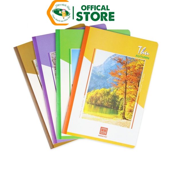 Vở Kẻ Ngang Hồng Hà Bốn Mùa Chính Hãng - Có Tại Hiệu Sách Mai