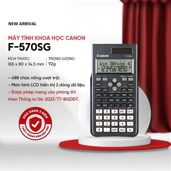 Máy tính KH học sinh Canon F-570SG HB