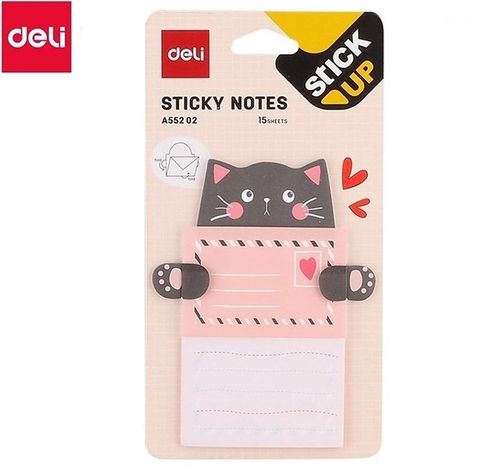 Giấy nhắn hình học sinh 4 hình Deli EA55202 (1/60/720)