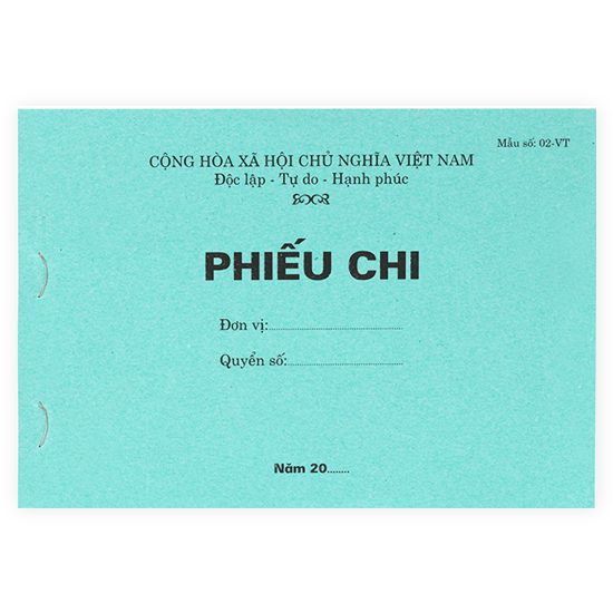 Phiếu Chi A5 Chính Hãng - Có Tại Hiệu Sách Mai