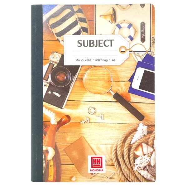 Sổ may gáy bìa bồi A4 Hồng Hà Subject
