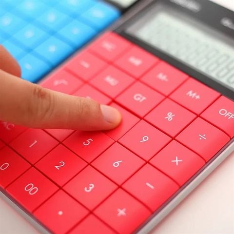 Máy tính Touch 12 số nhiều màu giao ngẫu nhiên Deli 1589