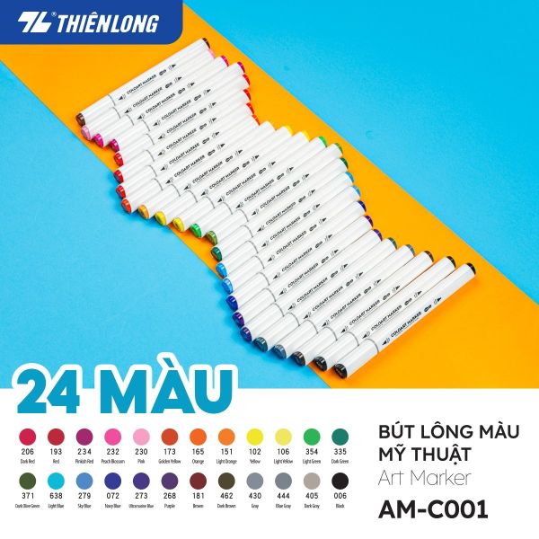 Bút Lông Mỹ Thuật MAKER Colokit ( Tặng Kèm Sổ Stech) Chính Hãng - Có Tại Hiệu Sách Mai