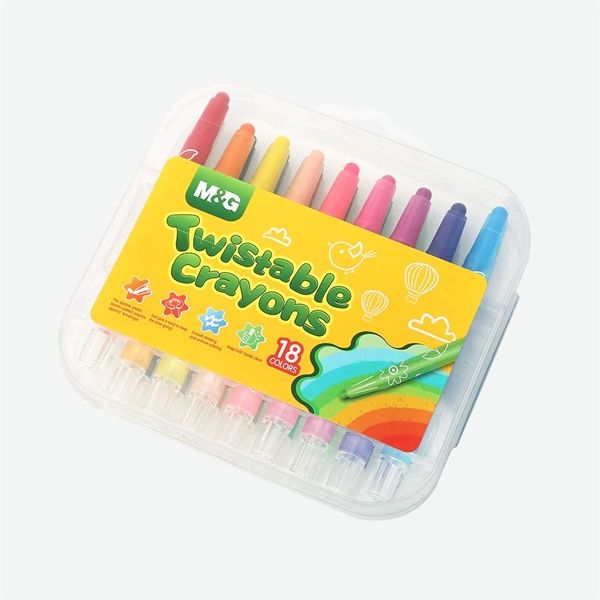 Sáp Vặn 18 Màu M&G Chính Hãng - Có Tại Hiệu Sách Mai