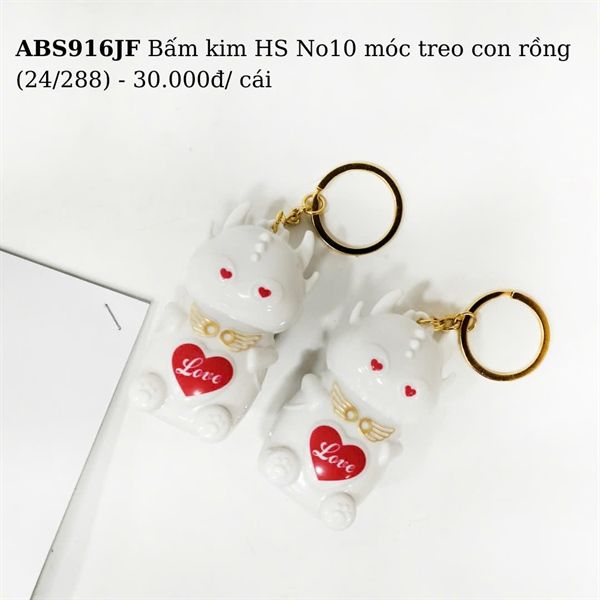 Bấm kim HS No10 móc treo hình con rồng ABS916JF (24/288)