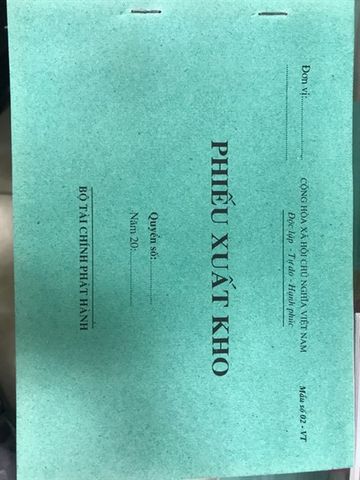 Phiếu xuất kho 1 liên ĐL 58gsm 50 liên/quyển (140x205)