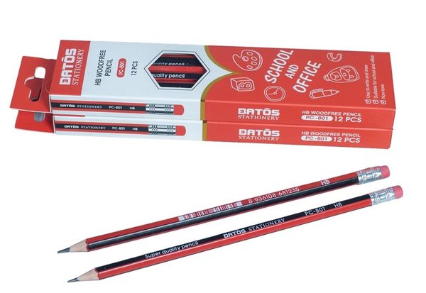 Bút Chì Gỗ Hb Batos Pc-B01 Chính Hãng - Có Tại Hiệu Sách Mai