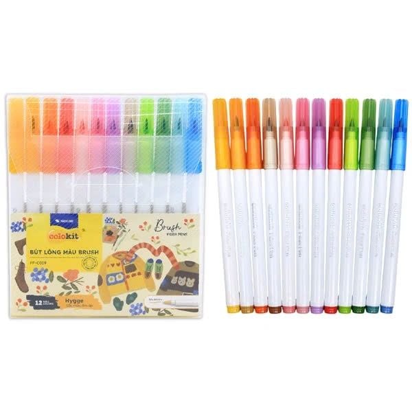 Bút lông màu Thiên Long FP-C019 Hygge 12 màu (100)