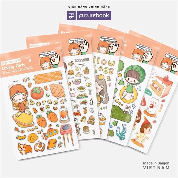 Nhãn Dán Sticker Futurebook Chính Hãng - Có Tại Hiệu Sách Mai