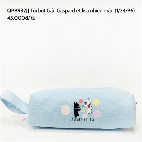 Túi bút Gấu Gaspard Et Lisa nhiều màu (24/96) QPB932JJ
