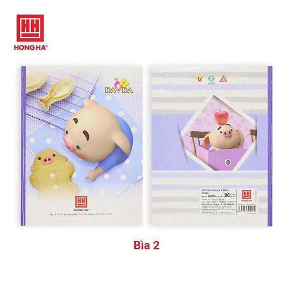 Vở kẻ ngang B5 gáy ghim Hồng Hà ĐL70gsm