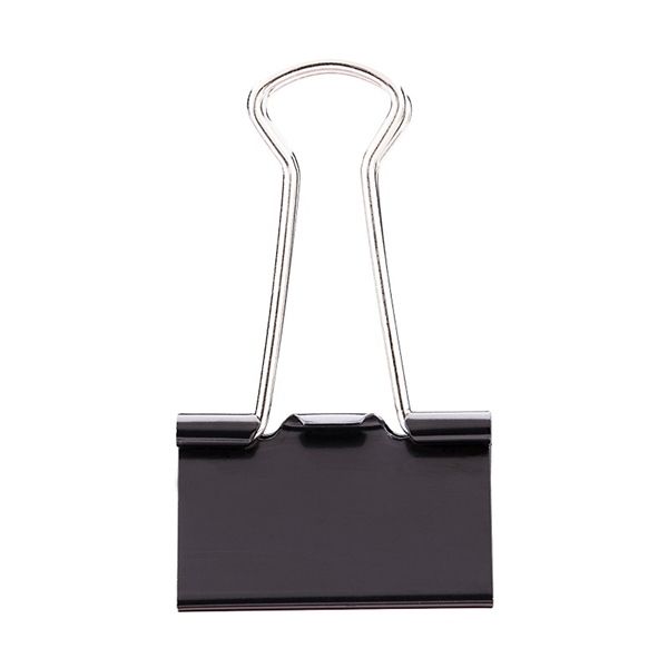 Kẹp sắt đen hộp giấy 32mm Deli E9543A (1/12/120)