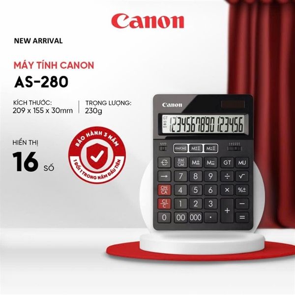 Máy tính VP 16 số Canon AS-280 HB