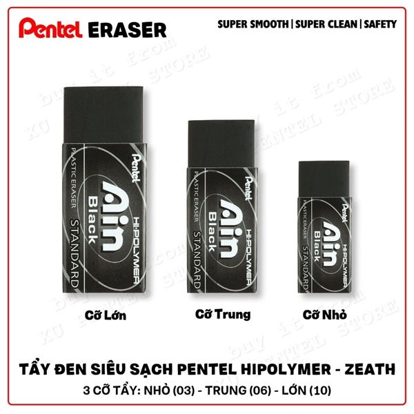Tẩy đen Pentel
