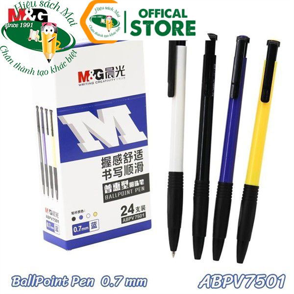 Bút Bi 0.7mm M&G Chính Hãng - Có Tại Hiệu Sách Mai