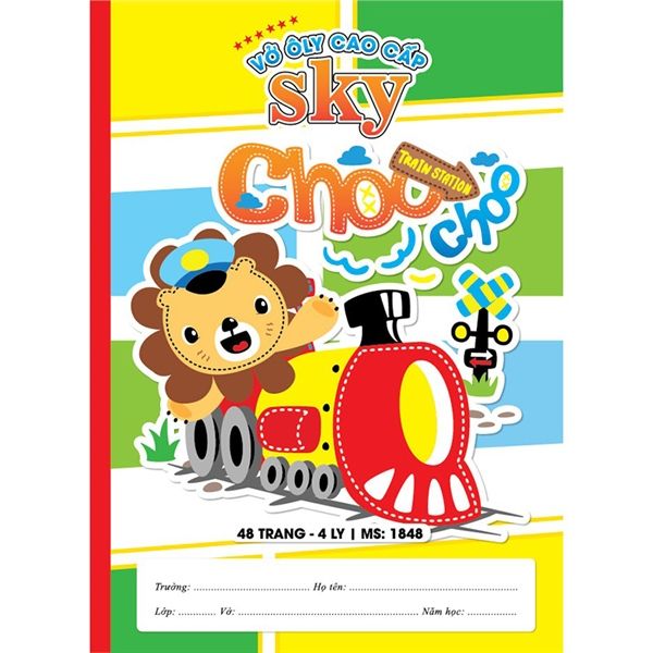 Vở ô ly ĐL100gsm Hải Tiến SKY