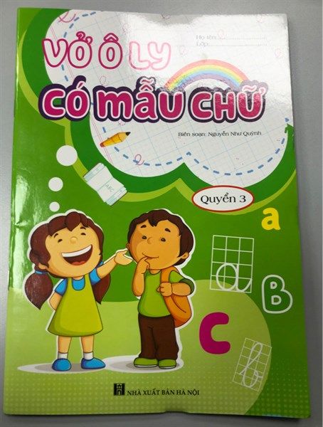 Vở ô ly có mẫu chữ - Quyển 3 (Quyển)