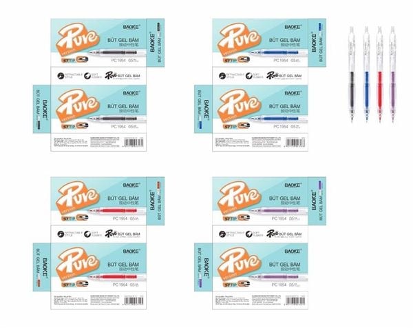 Bút gel Baoke Pure Version 0.5mm PC1954 (12/144/1728)