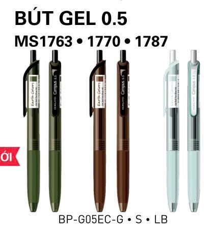 Bút Gel Campus ngòi 0.5mm Earth Colors (10/100/1000)
