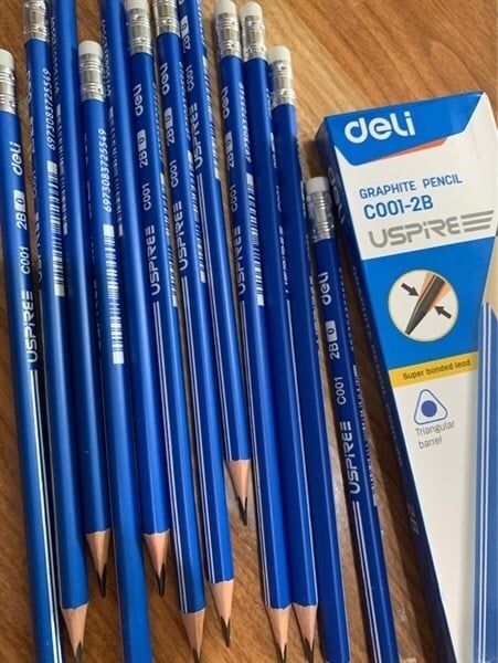 Viết chì 2B Deli tam giác C001