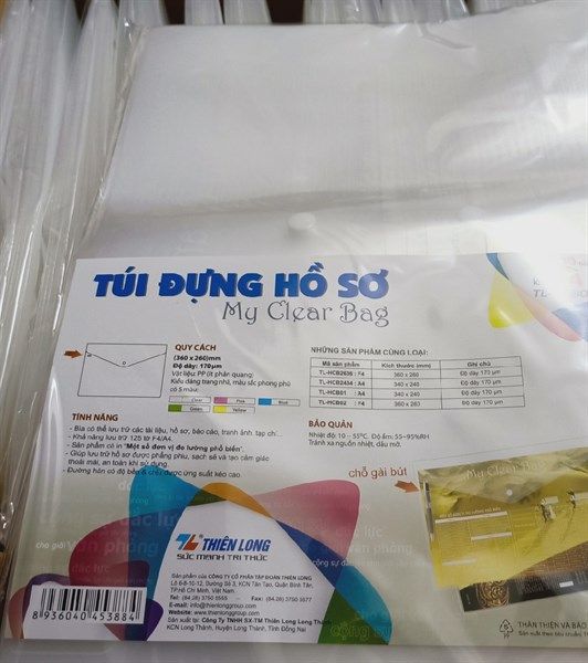 Túi cúc F4 Thiên Long TL-HCB02 (10/200)