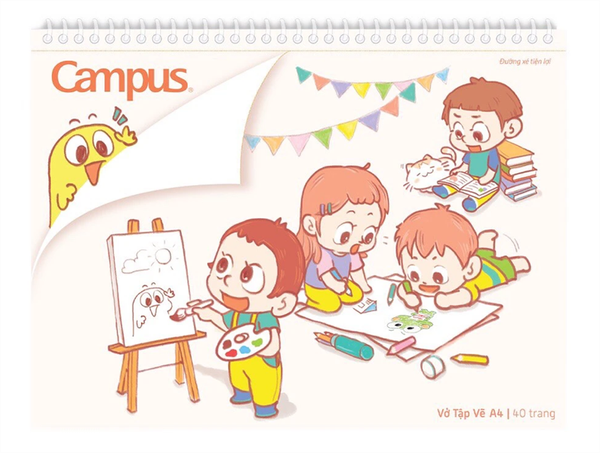 Vở vẽ A4 Campus (5/80)
