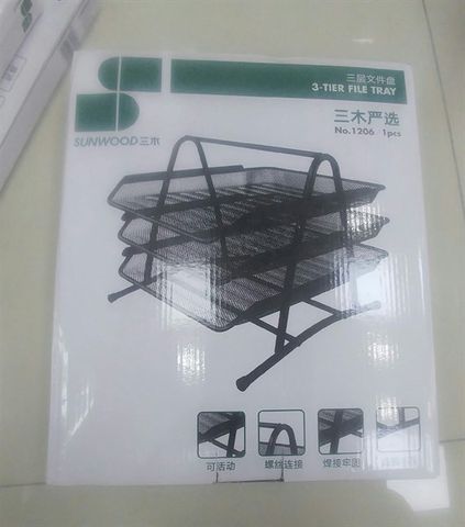 Khay 3 tầng Kim Loại Sunwood No.1206 (12)
