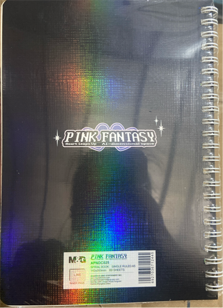 Sổ viết kẻ ngang khổ 2 A5 Pink Fantasy 60 trang (40/160) APNDC025