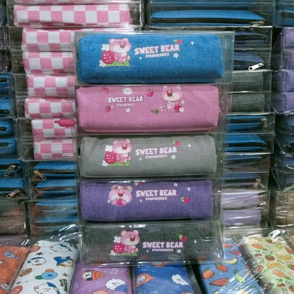 Hộp bút vải 1 ngăn Mikos