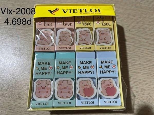 Tẩy hình heo con Việt Lợi VLX-2008 (24/960)