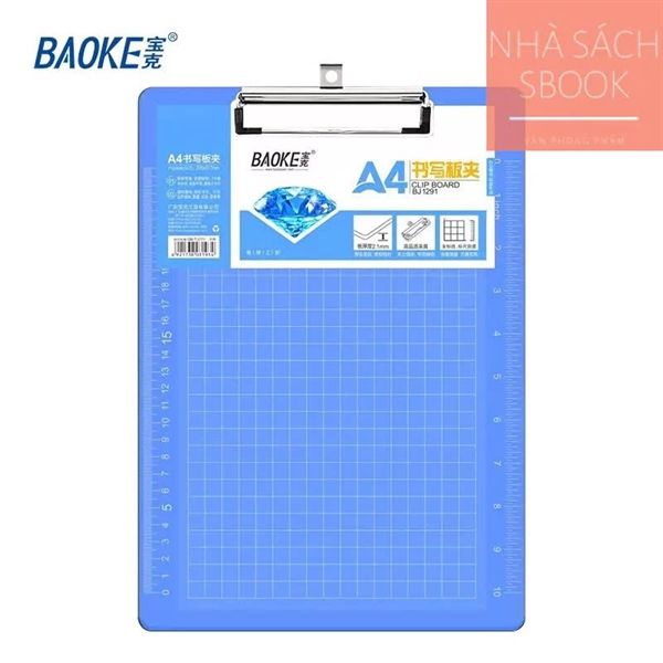 Trình ký nhựa xanh Baoke A4 1 mặt BJ1291 (30/120)