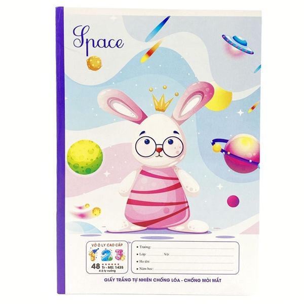 Vở ô ly giấy vàng ĐL100gsm Hải Tiến 123