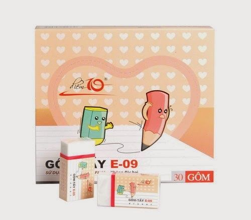 Gôm Tẩy Thiên Long Chính Hãng - Có Tại Hiệu Sách Mai