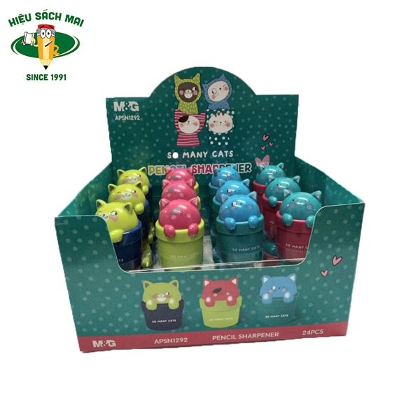 Gọt Chì Hình Con So Many Cats Chính Hãng - Có Tại Hiệu Sách Mai