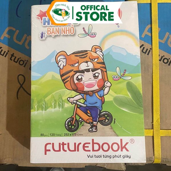 Vở Kẻ Ngang Đl80Gsm Bạn Nhỏ Futurebook Chính Hãng - Có Tại Hiệu Sách Mai