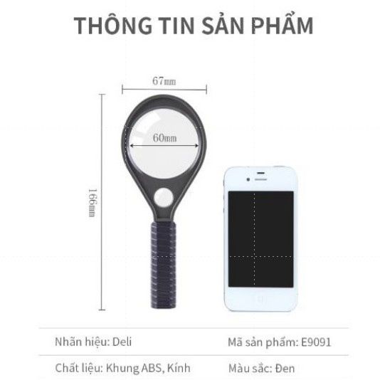 Kính lúp - 60mm E9091 (12/144)