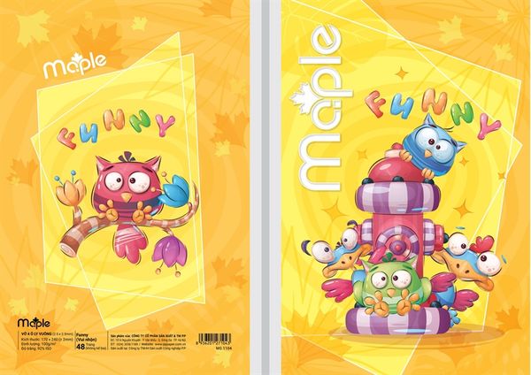 Vở Ôly Đl100gsm Maple 80 Trang Chính Hãng - Có Tại Hiệu Sách Mai