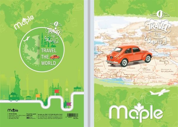 Vở Kẻ Ngang Maple Đl60Gsm Chính Hãng - Có Tại Hiệu Sách Mai