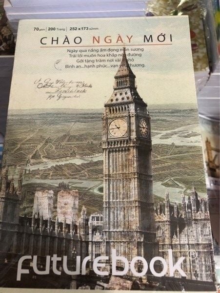 Vở ô ly ĐL70gsm Chào Ngày Mới FutureBook