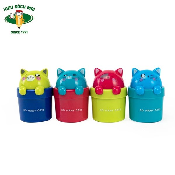 Gọt Chì Hình Con So Many Cats Chính Hãng - Có Tại Hiệu Sách Mai