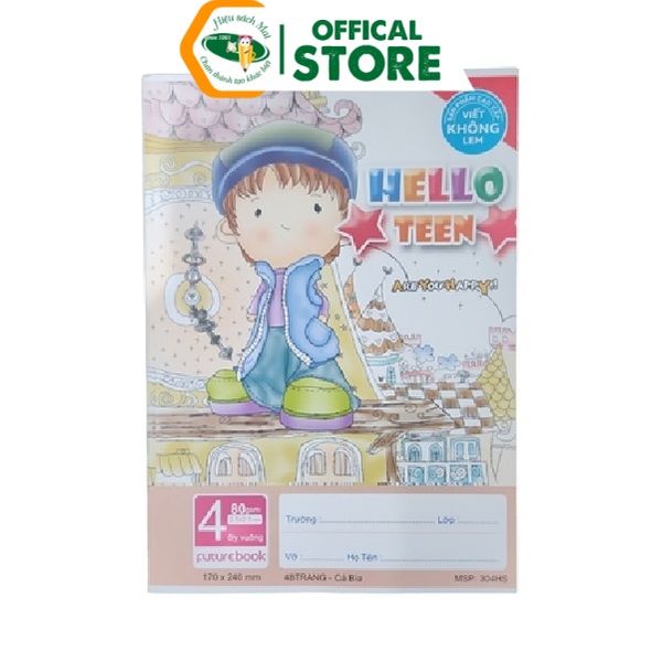 Vở Ô Ly Đl80Gsm Hello Teen Futurebook Chính Hãng - Có Tại Hiệu Sách Mai